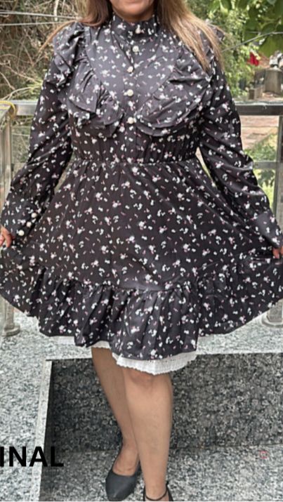Ruffle Designed Dress FC1194