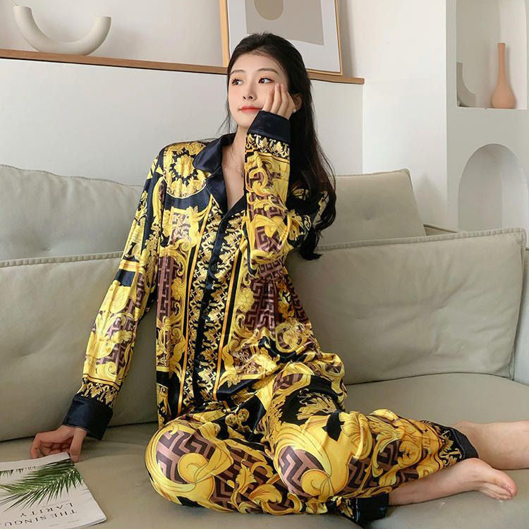 Fc Breasted Button-Print Shirt Two-Piece Set