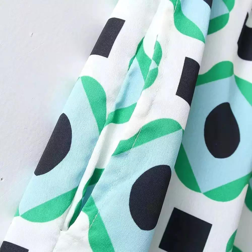 Fc Geometric Print Trousers