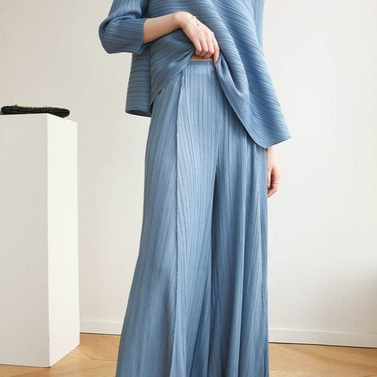 Fc Macia Mint Pleated Flare Pants