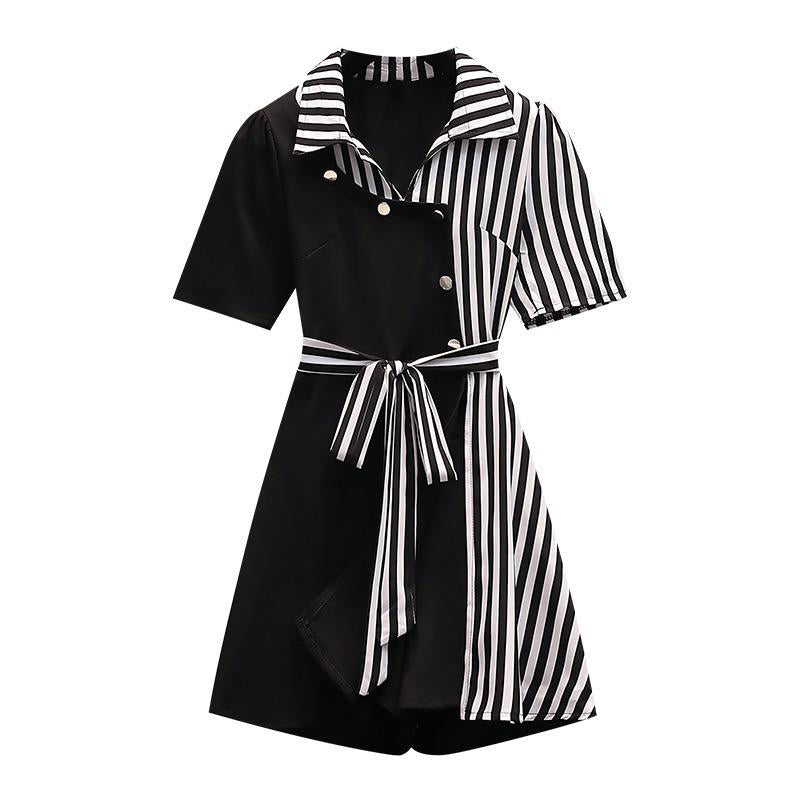 FC Korean Style Lace Slim Two-Piece Dress