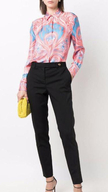 Fc Medusa Music Silk ShirtFc Medusa Music Silk Shirt