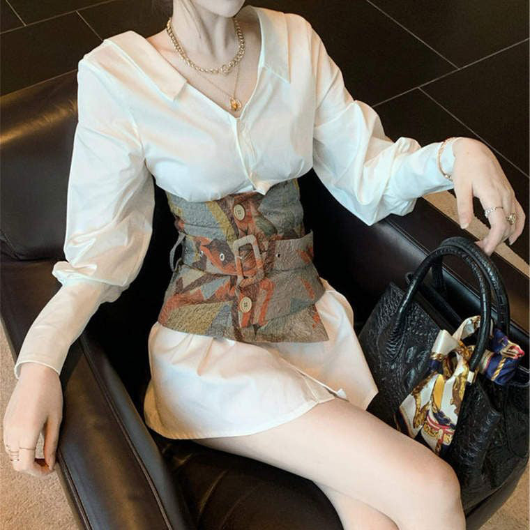 Fc Shirt dress with belt