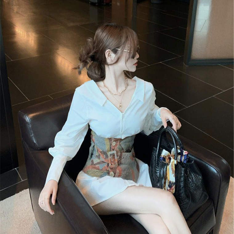 Fc Shirt dress with belt