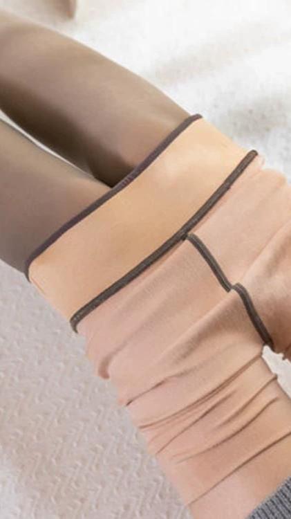 Fc  transparent skin leggings women's  winter outer wear  panty socks