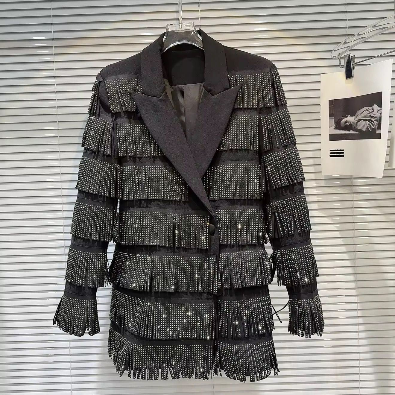 Tassel Black Jacket FC1631