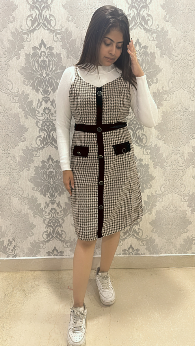 Fc 2 PC Tweed Dress