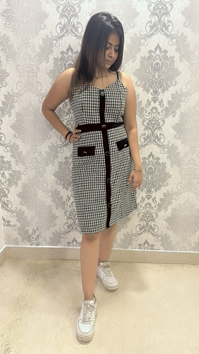 Fc 2 PC Tweed Dress