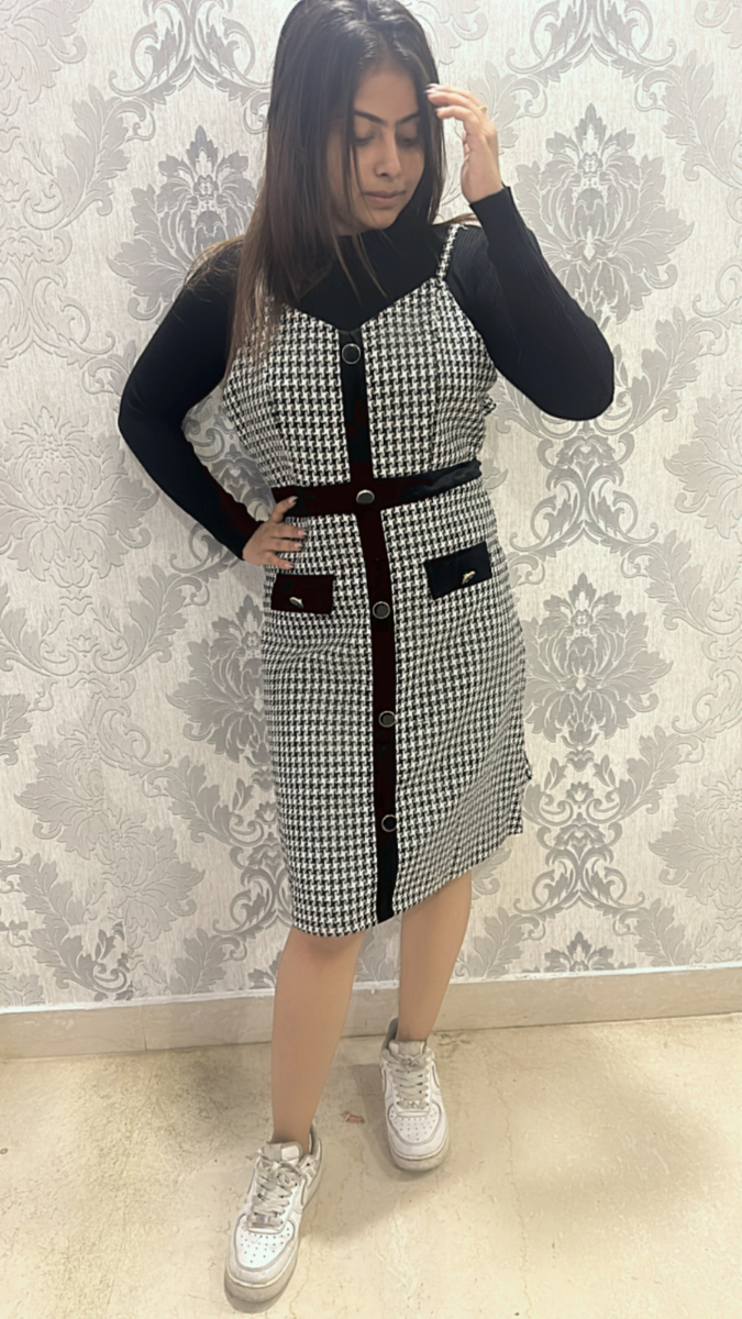 Fc 2 PC Tweed Dress