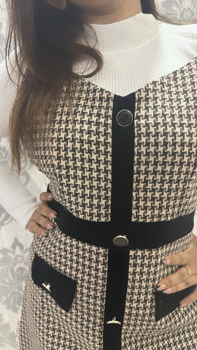 Fc 2 PC Tweed Dress