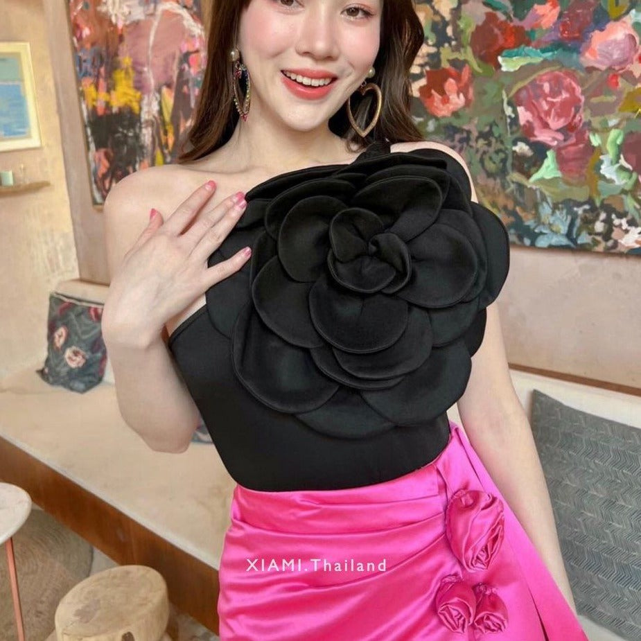 Fc 3D Flower Swimwear Bodysuit