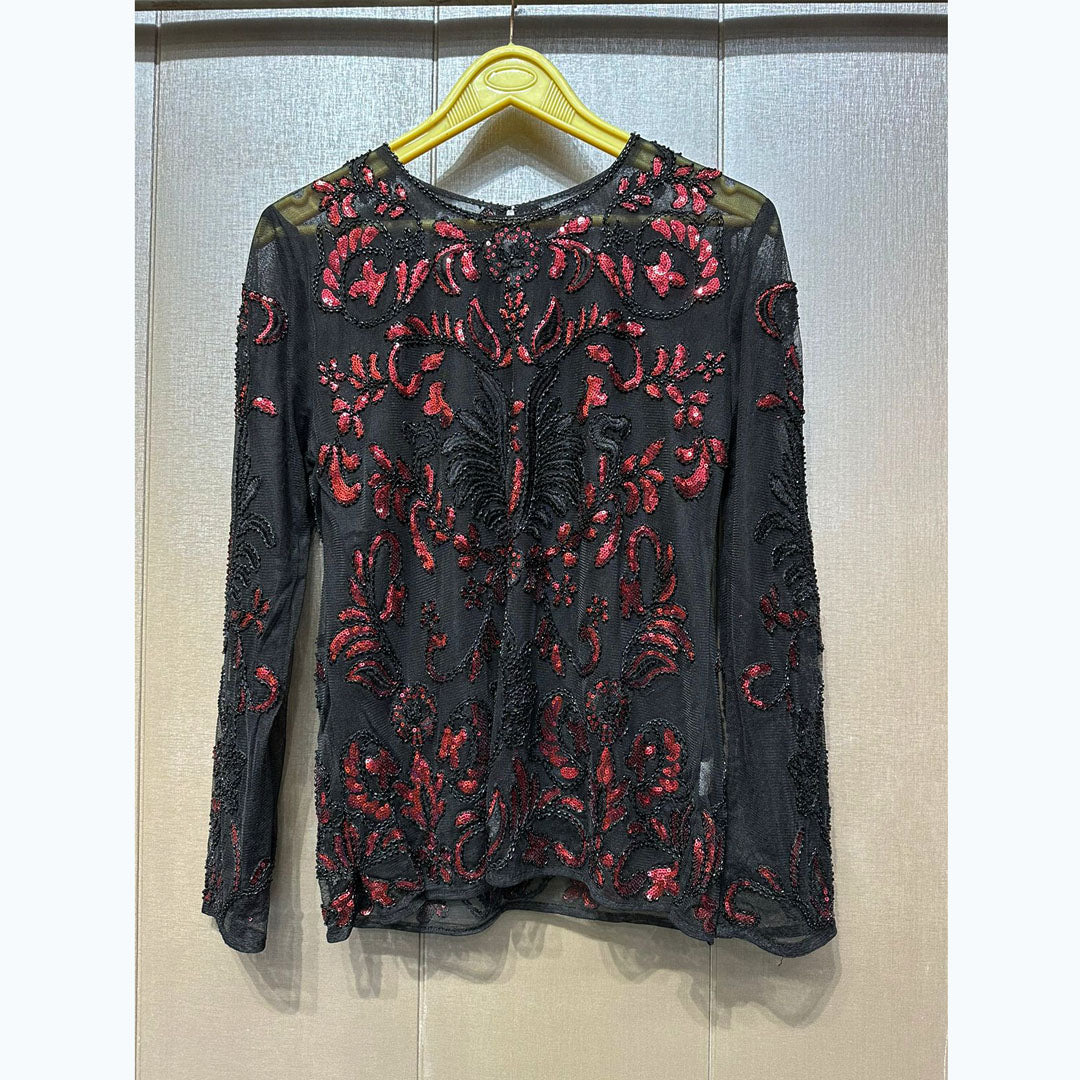 Fc Sequins Long Sleeve Tees Tops
