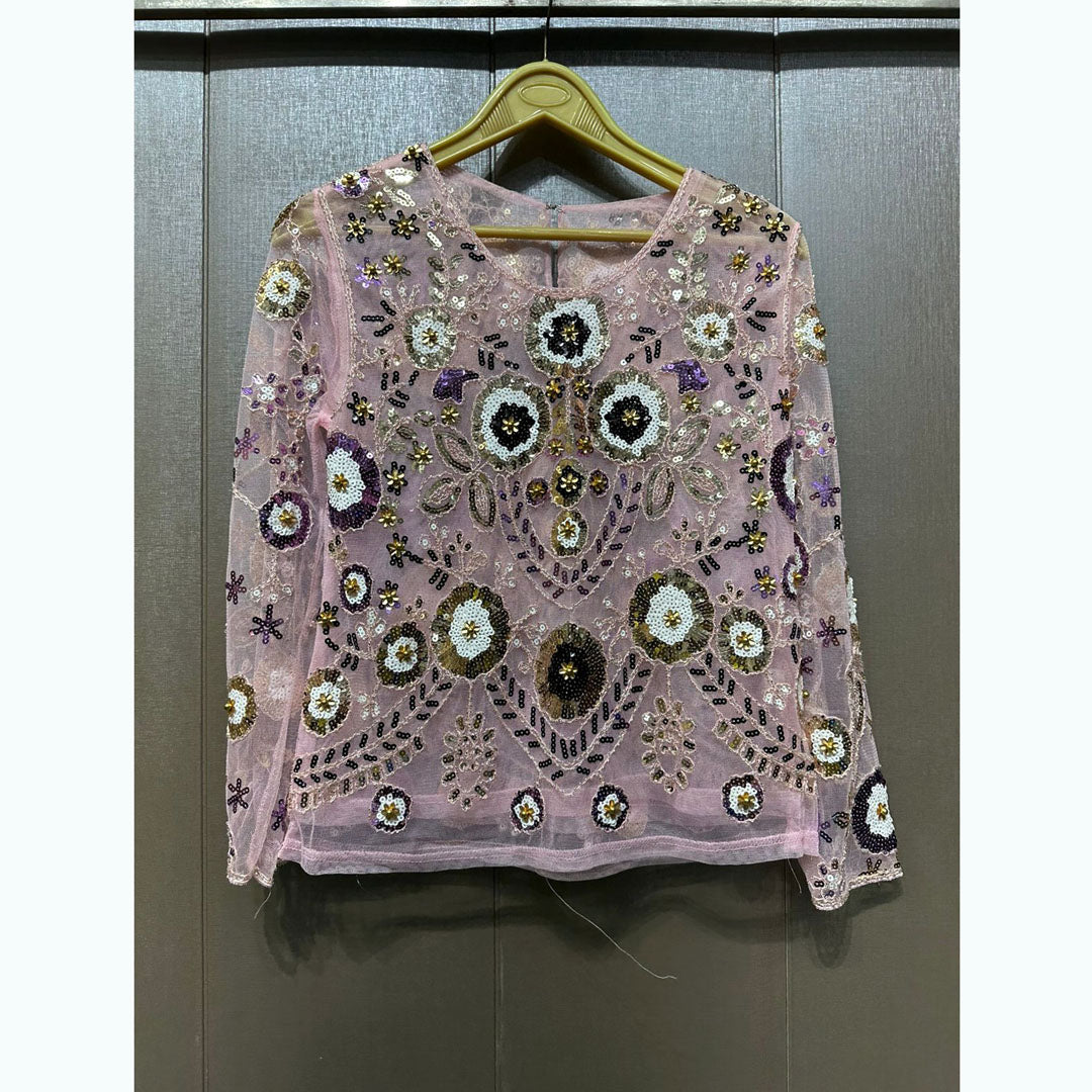 Fc Sequins Long Sleeve Tees Tops