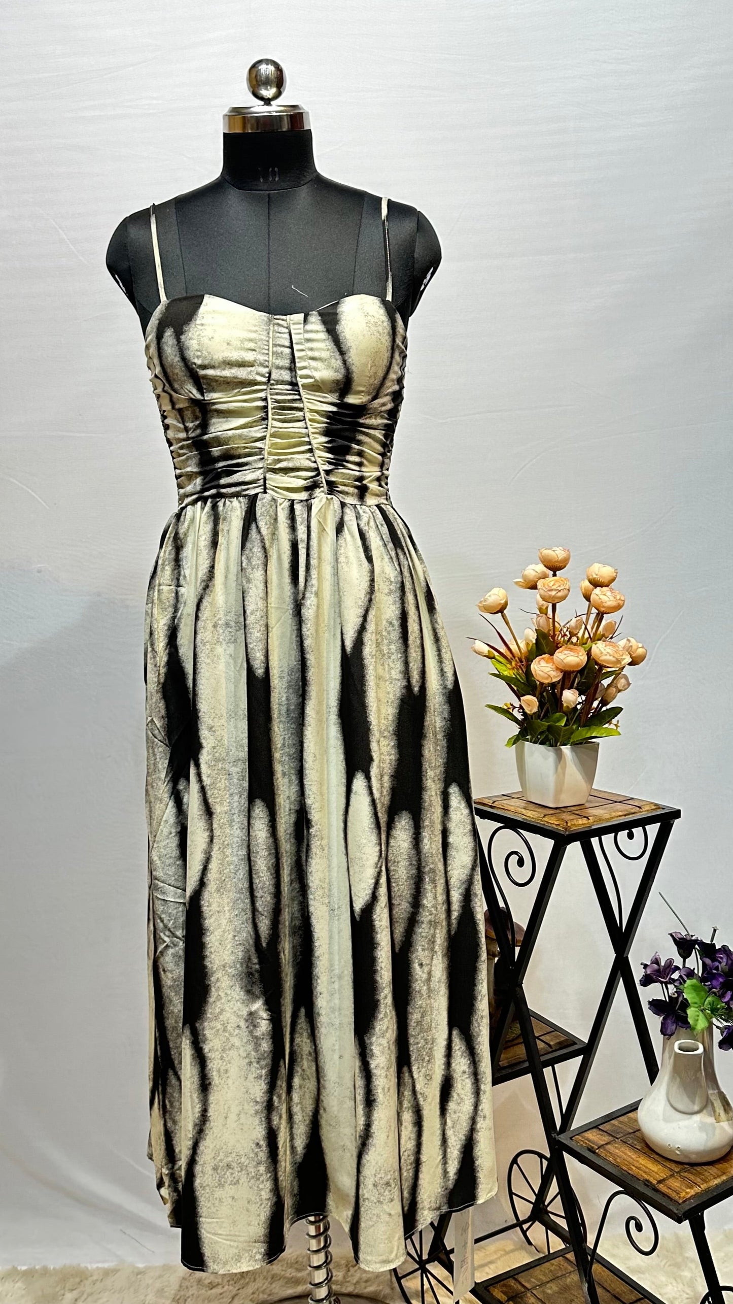 FC Tie Dye Strapless Style Dress