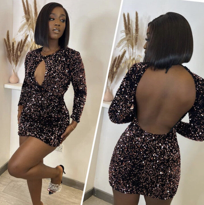 FC Sequin Embellish Bodycon Dress