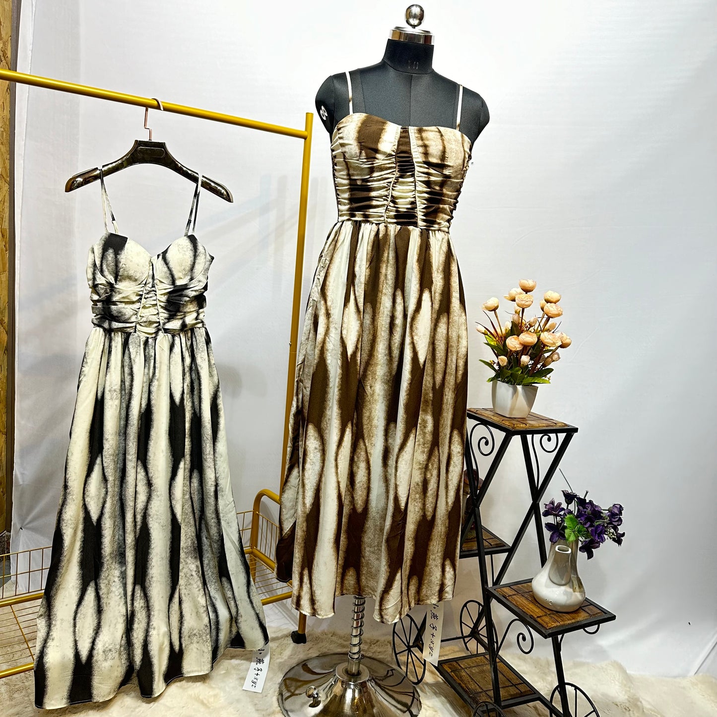FC Tie Dye Strapless Style Dress