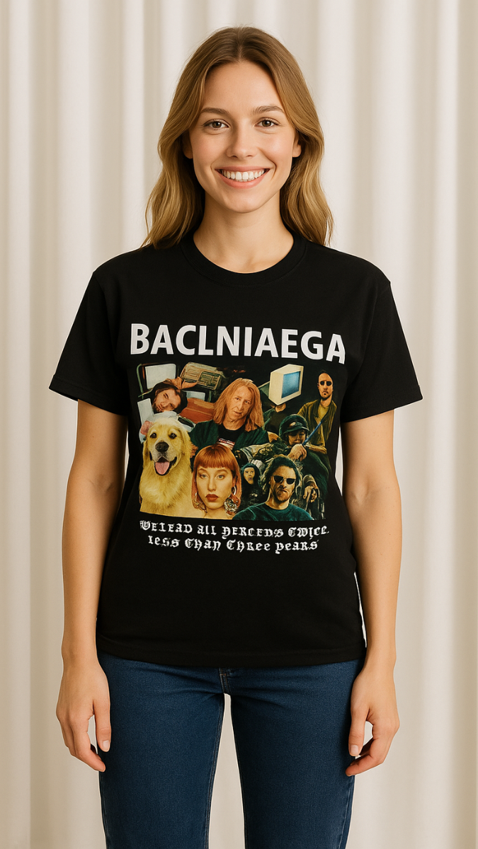 Baclniaega Print T- Shirt FC1064