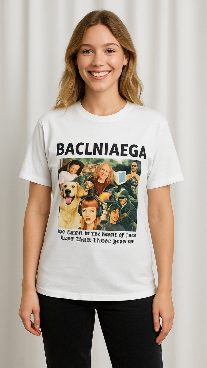 Baclniaega Print T- Shirt FC1064