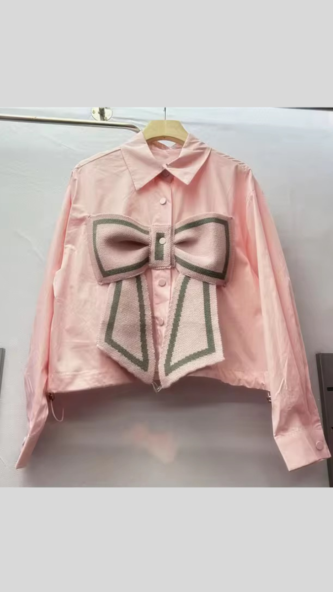 Big Bow Plain Shirt FC1850