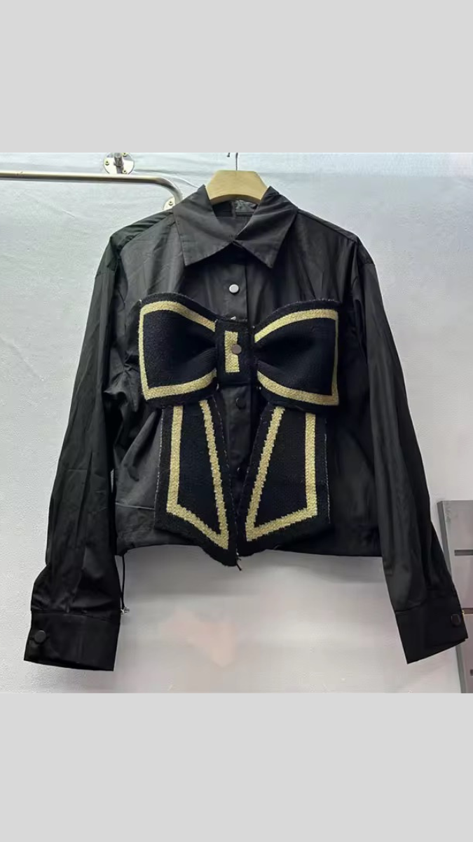 Big Bow Plain Shirt FC1850