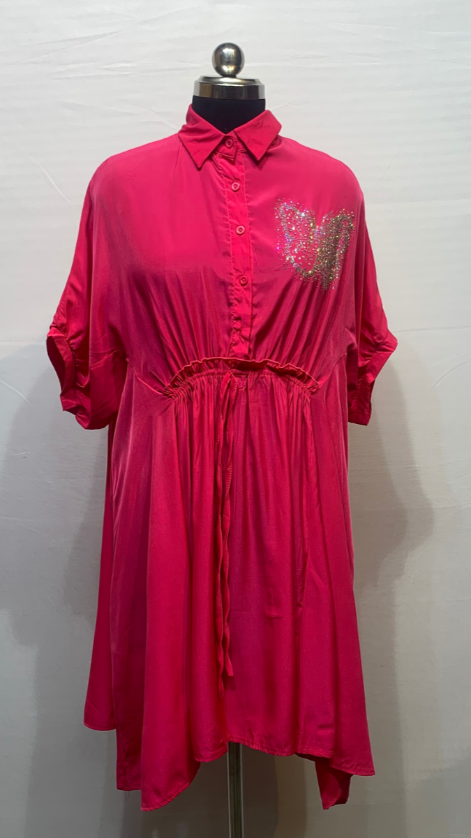 Butterfly Shirt Dress