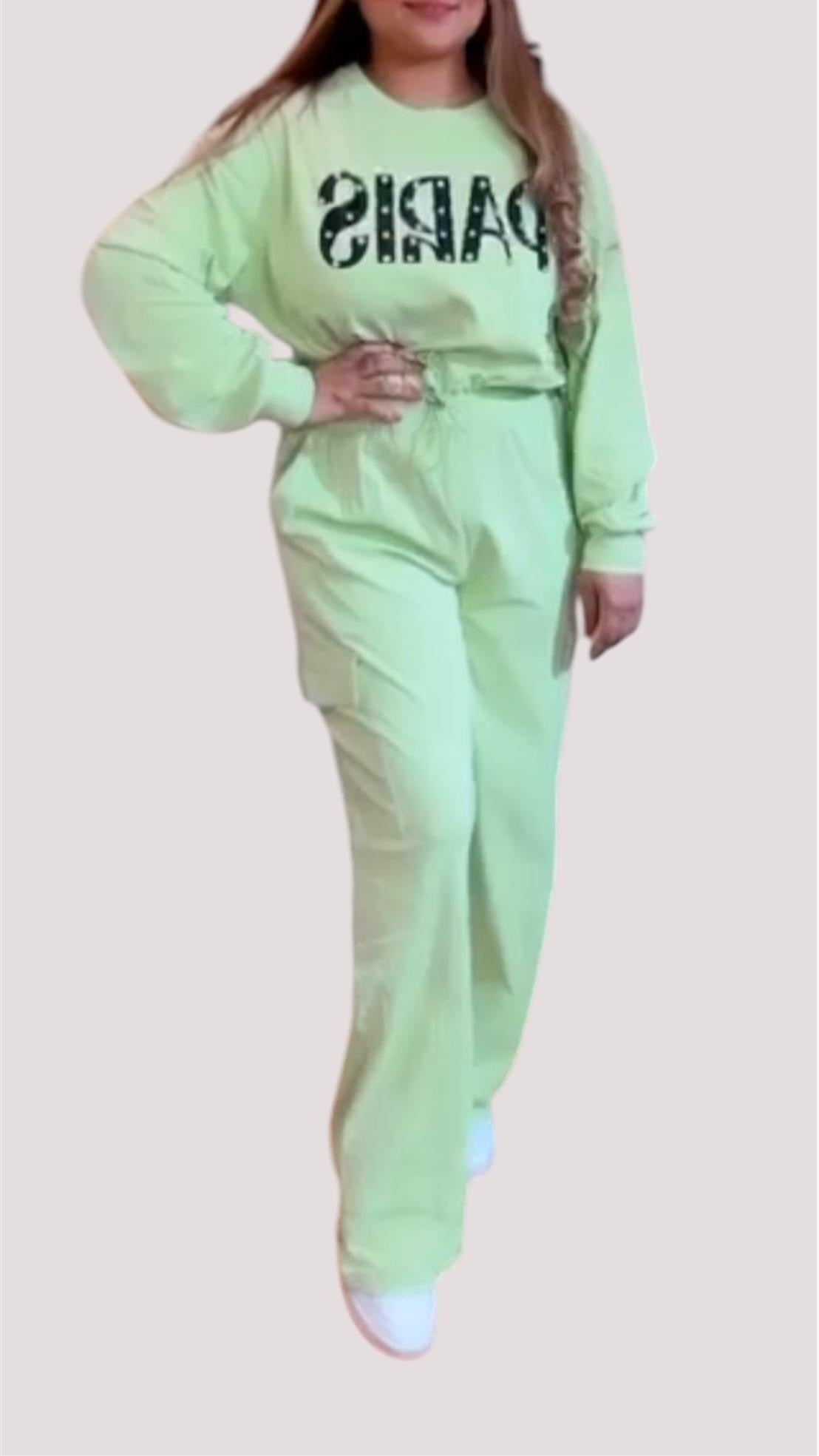 Crop Top and Wide Pant Co- Ord Set FC1235