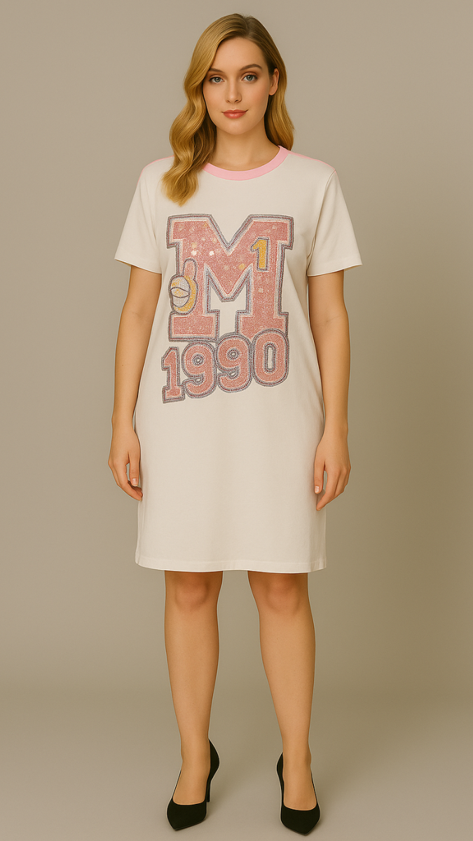 FC Cartoon Printed Dress