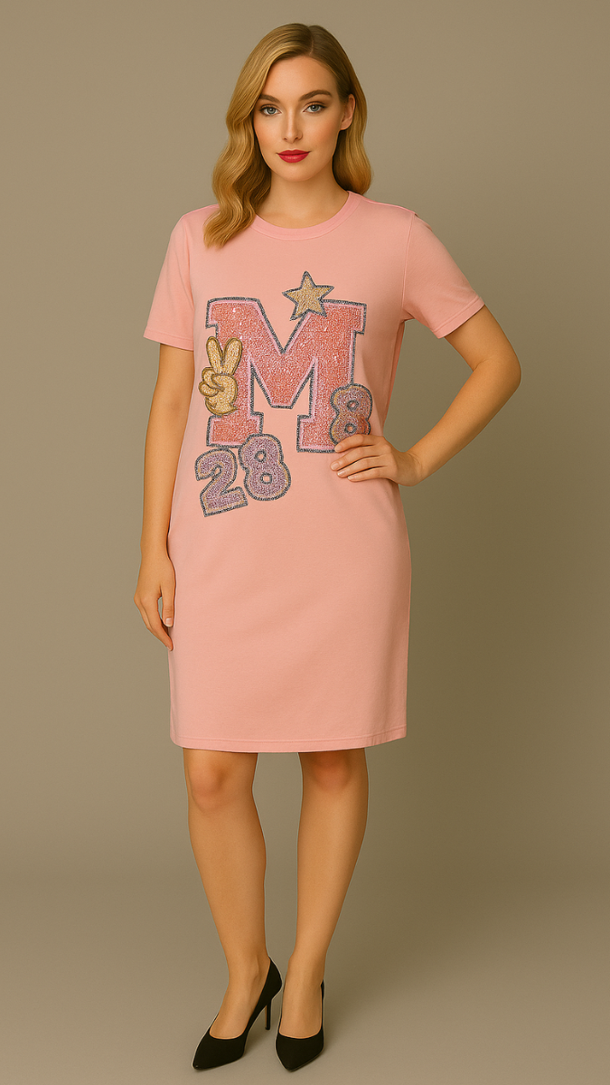 FC Cartoon Printed Dress