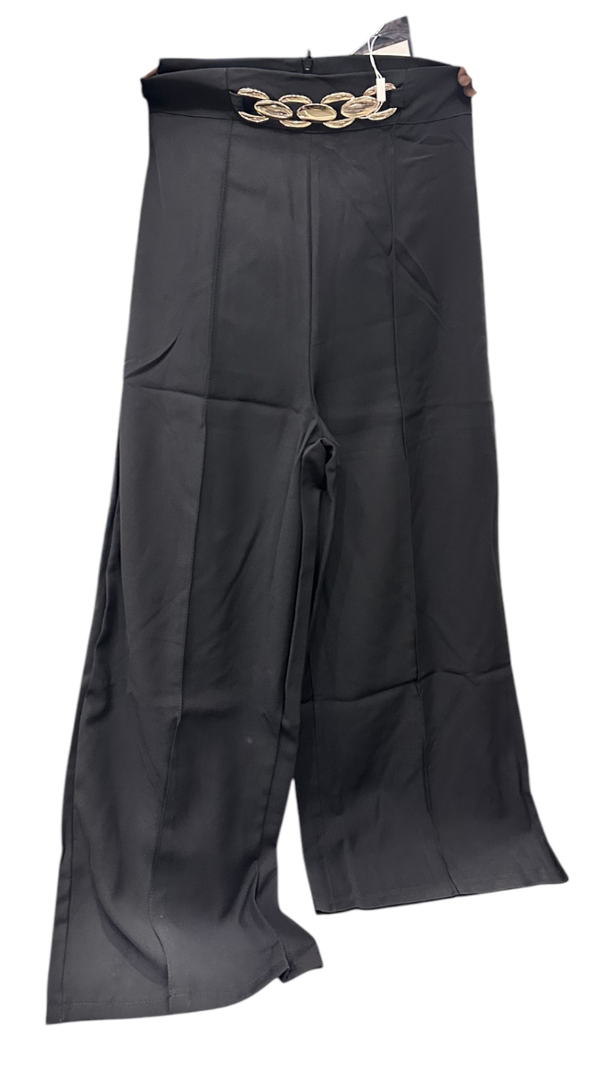 Chain Front Wide Leg Pant FC1833