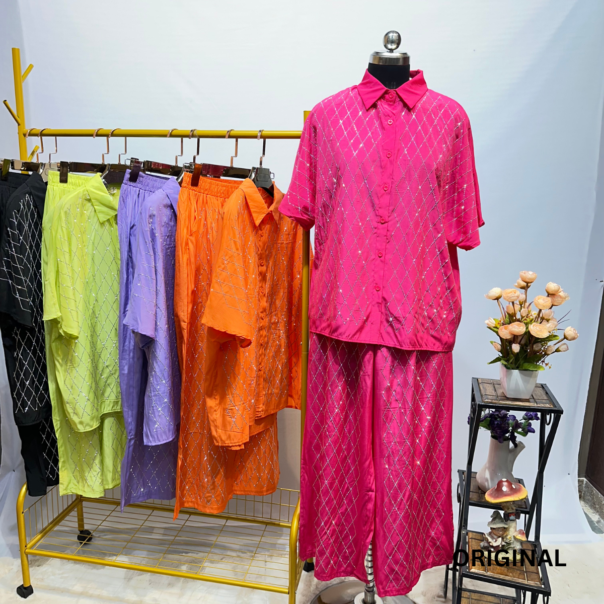 Checked Co-ord Set
