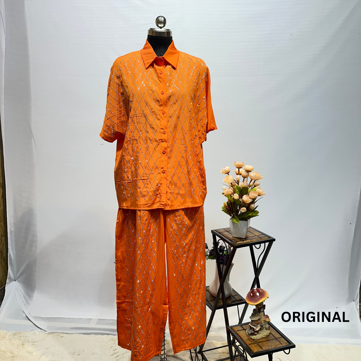 Checked Co-ord Set