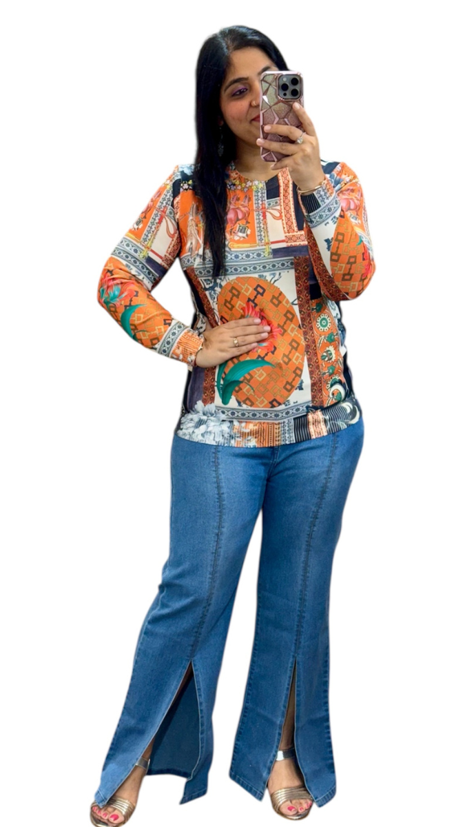 Colorful Full Sleeve Top FC1875