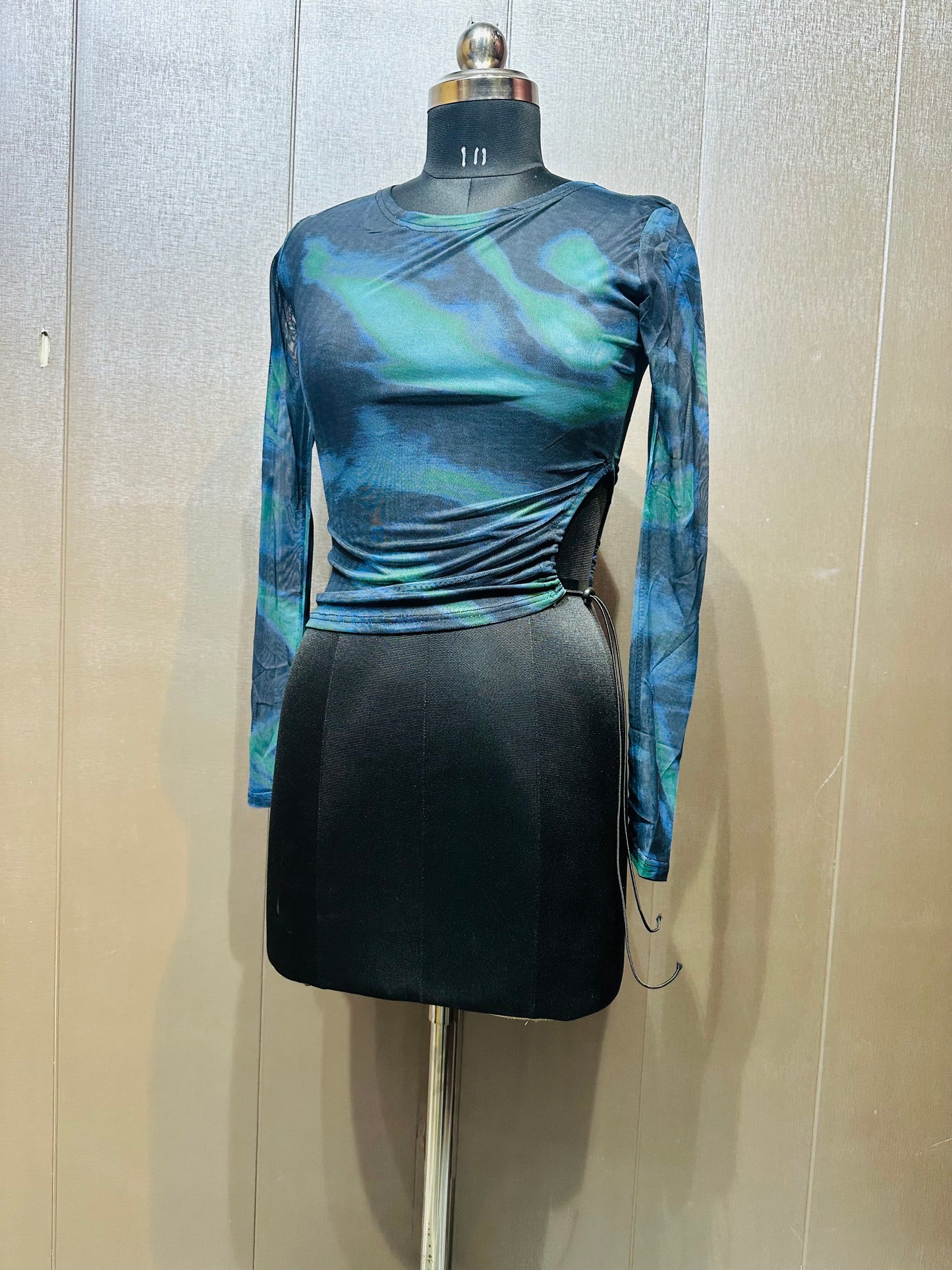 Fc Women Tie Dye Thin Mesh Top