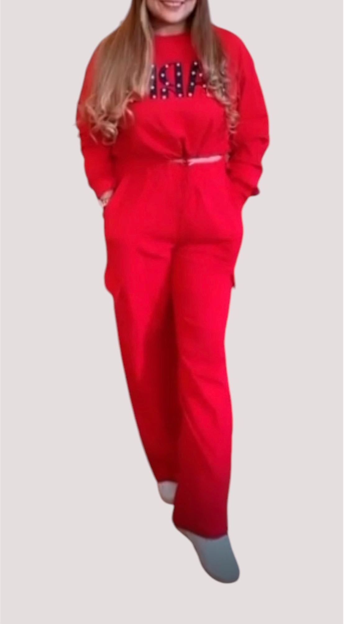 Crop Top and Wide Pant Co- Ord Set FC1235
