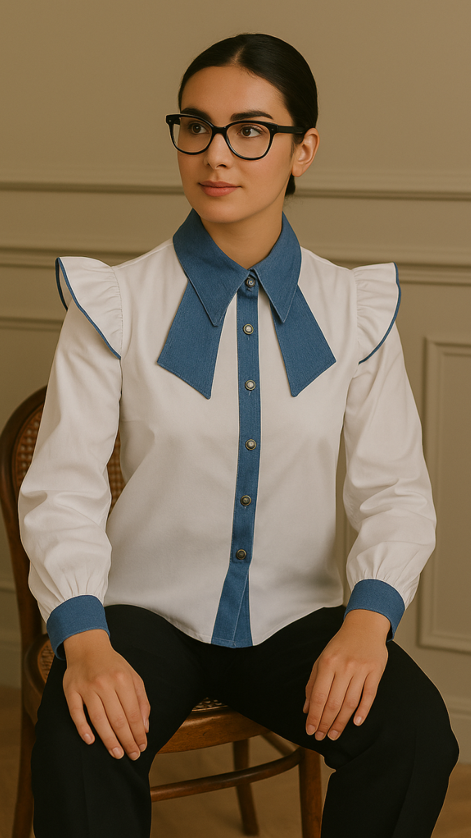 Denim Collar Shirt FC1956