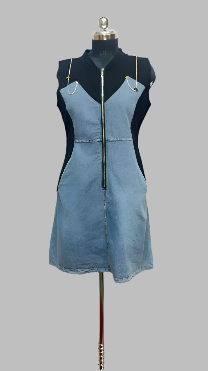 Denim Sleeveless Dress