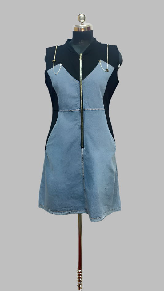 Denim Sleeveless Dress
