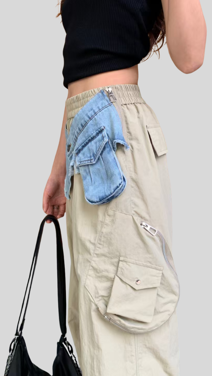 Denim Waist Line Bottom FC1945