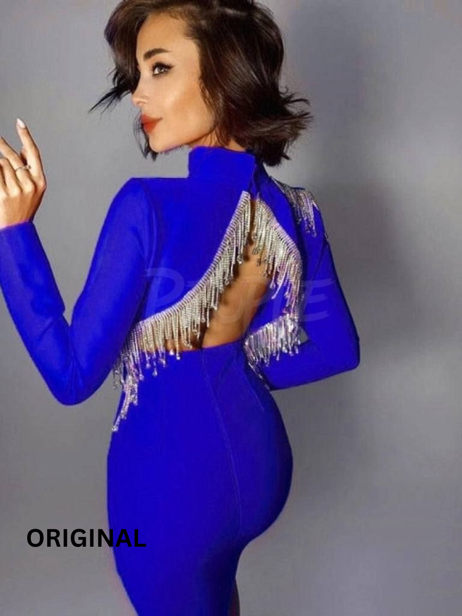 Designer Backless Bodycon Dress FC1480