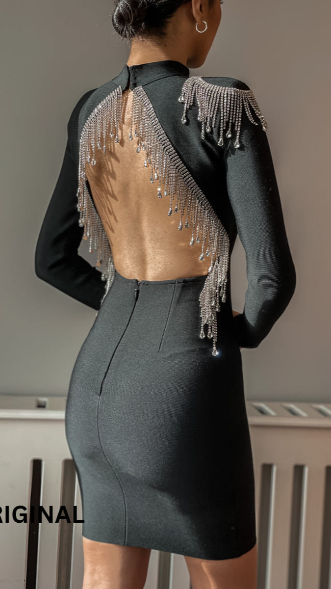 Designer Backless Bodycon Dress FC1480