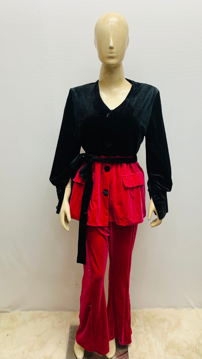 Designer Velvet Coord Set FC1599
