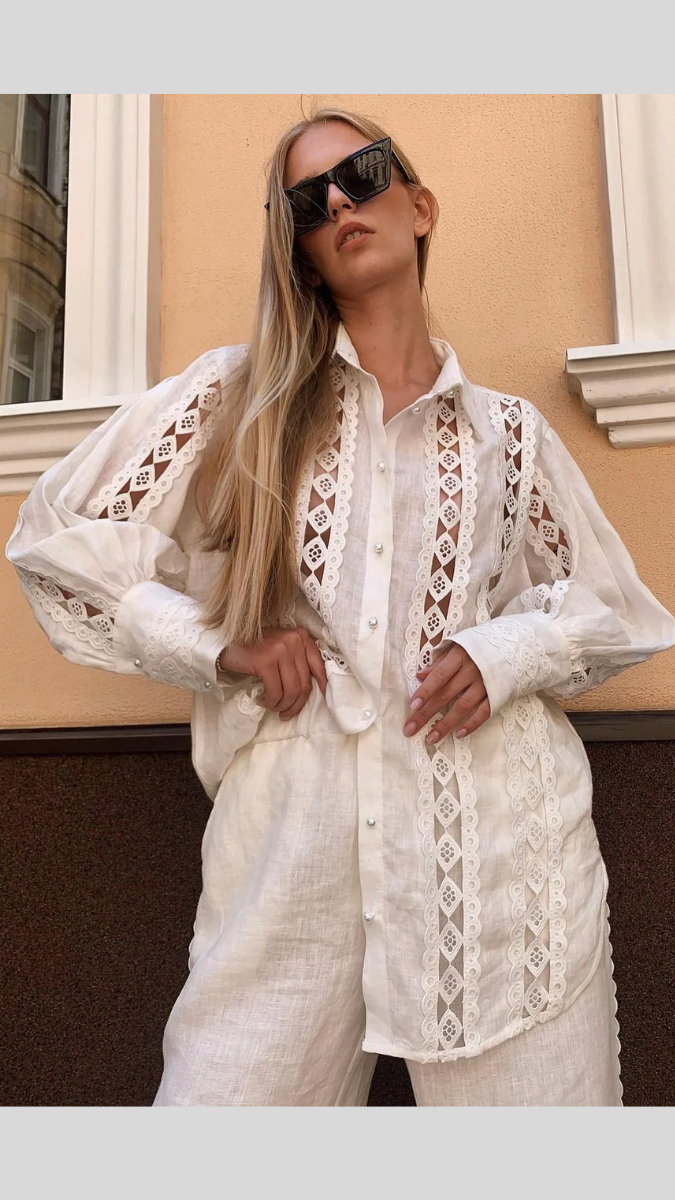 Designer Lace Co-Ord Set FC1262