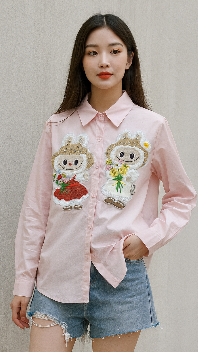 Doll Embedded Shirt FC1836