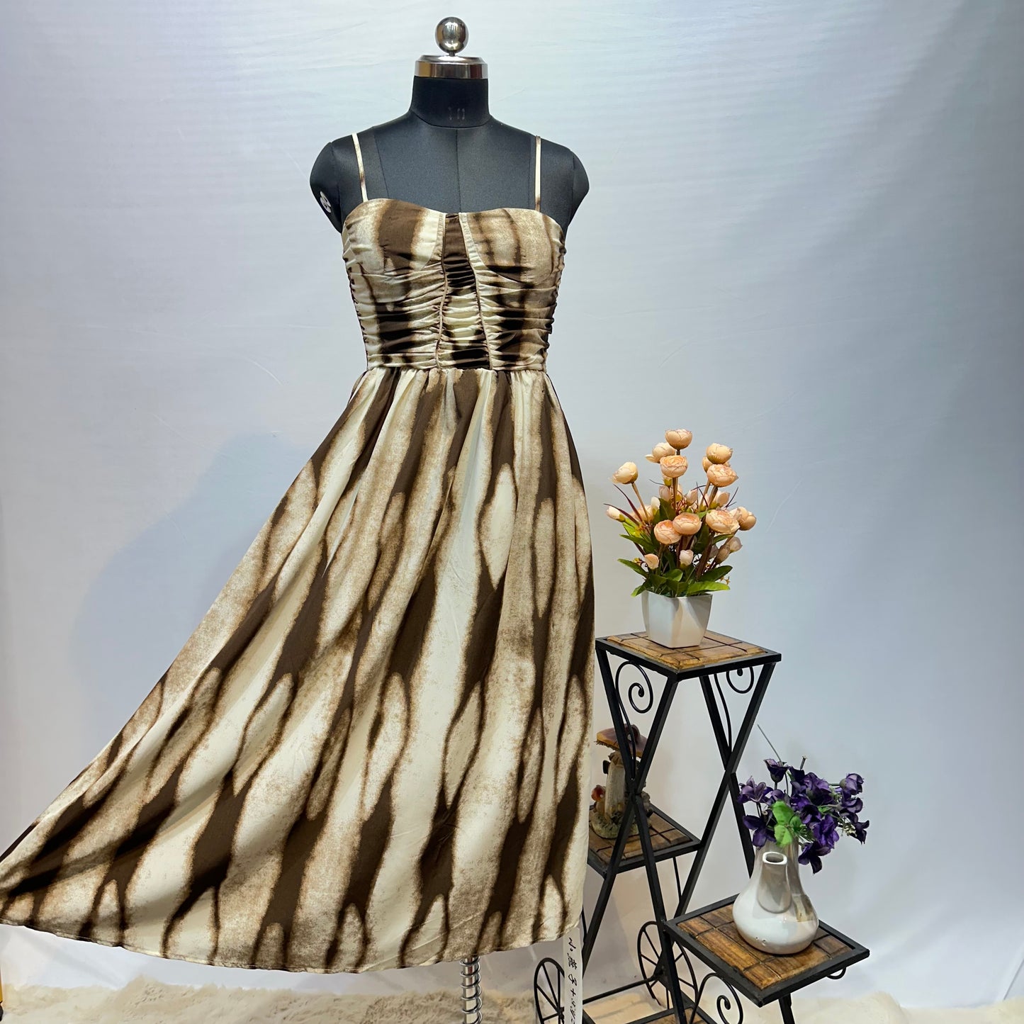 FC Tie Dye Strapless Style Dress