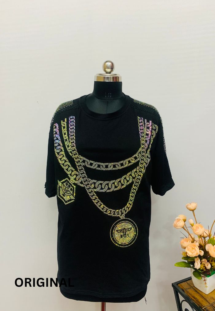 EMBELLISHED GRAPHIC TSHIRT