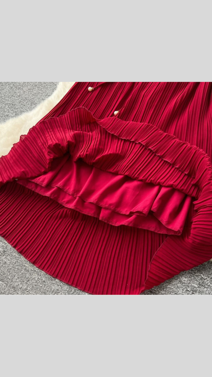 Elegant Dress With 3D Roses FC1908