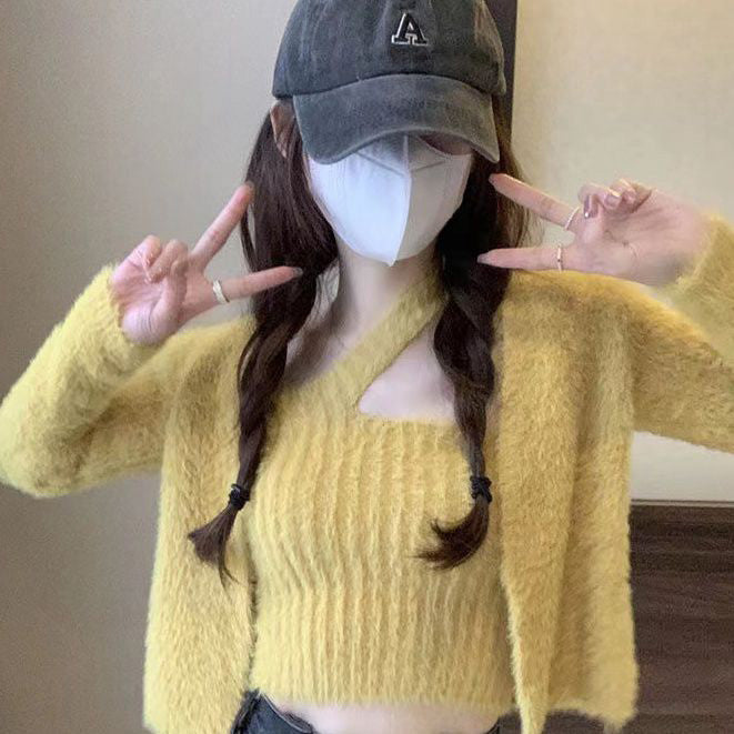 FC Elegant Woollen Shrug and Top Set for Women