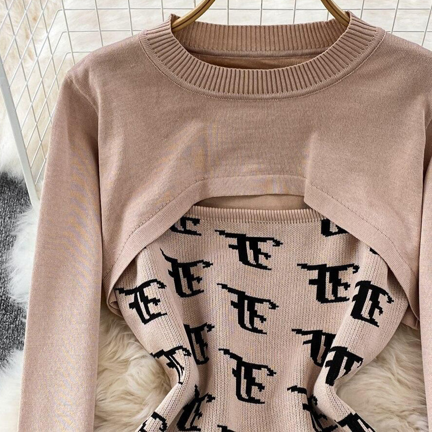 FC Elegant Bodycon Round Neck Fashion Dress for Women