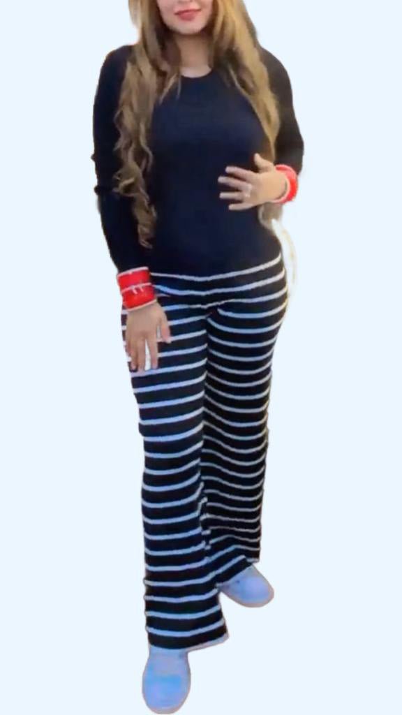 FC Soft knitted woollen Round Neck Coord Set