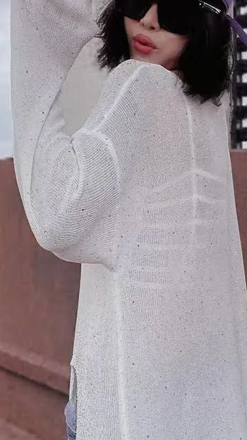 Fc Drop Shoulder Women Knitted Top